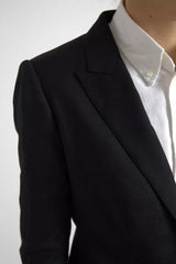 Dolce & Gabbana Black Long Sleeve Coat Blazer Jacket -   -  Dolce & Gabbana.