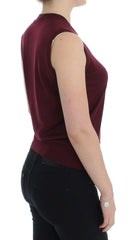 Dolce & Gabbana Red Sleeveless Crewneck Vest Pullover -   -  Dolce & Gabbana.