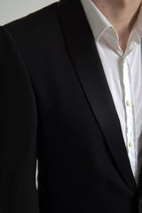 Dolce & Gabbana Black Wool Single Breasted MARTINI Blazerclothing -   -  Dolce & Gabbana.