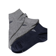 Emporio Armani Underwear Blue Cotton Sock -   -  Emporio Armani Underwear.