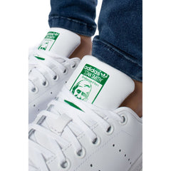 Adidas Green Leather Sneaker -   -  Adidas.