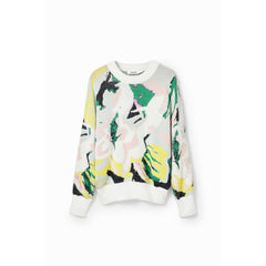 Desigual Cream Polyamide Sweater -   -  Desigual.