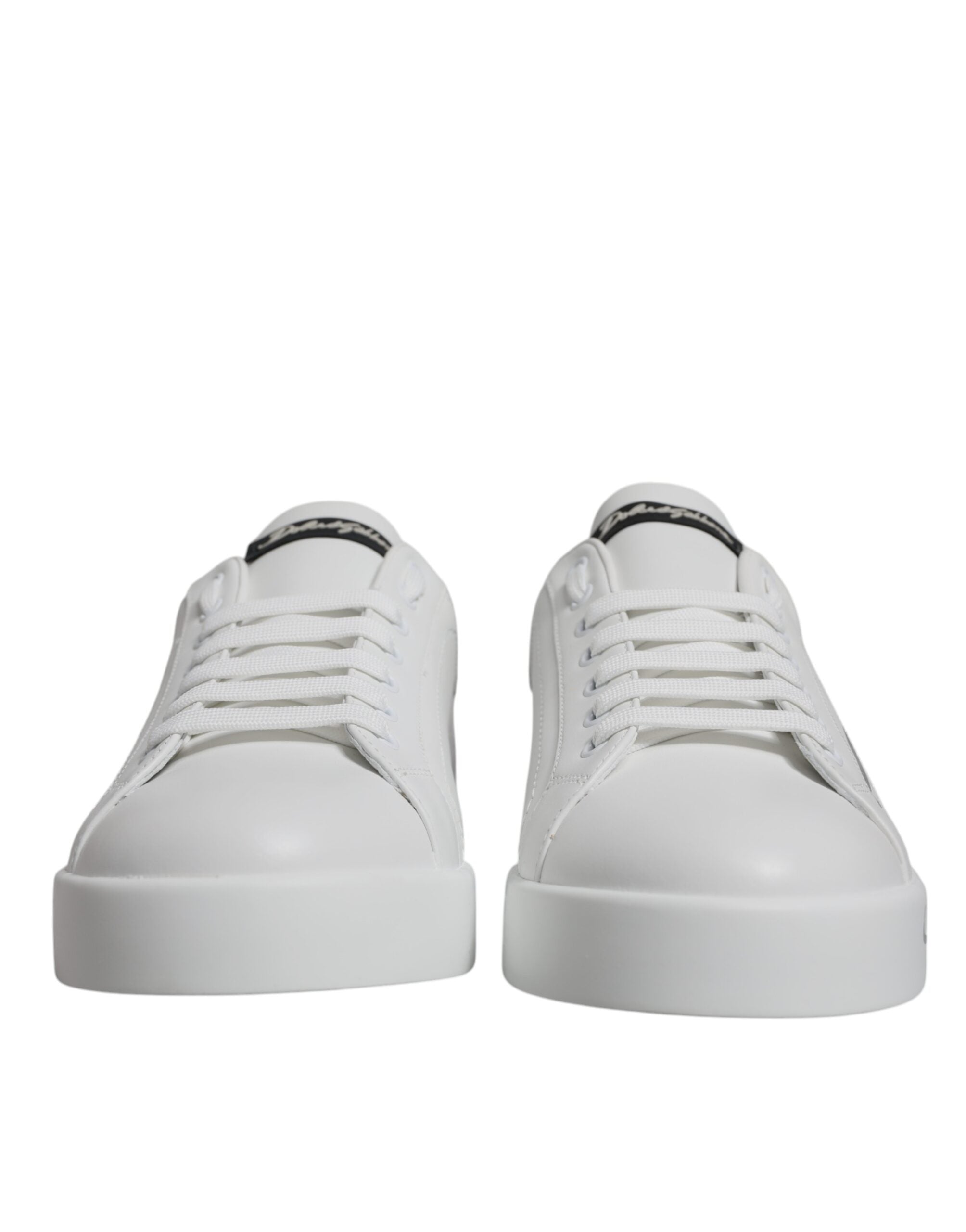 Dolce & Gabbana White Black Logo Portofino Sneaker Shoes -   -  Dolce & Gabbana. Dolce & Gabbana White Black Logo Portofino Sneaker Shoes -   -  Dolce & Gabbana.