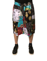 Dolce & Gabbana Multicolor Patchwork Cargo Bermuda Shorts -   -  Dolce & Gabbana.