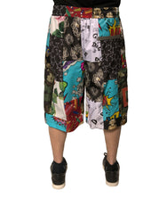 Dolce & Gabbana Multicolor Patchwork Cargo Bermuda Shorts -   -  Dolce & Gabbana.