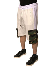 Dolce & Gabbana Beige Cotton Men Casual Cargo Bermuda Shorts -   -  Dolce & Gabbana.