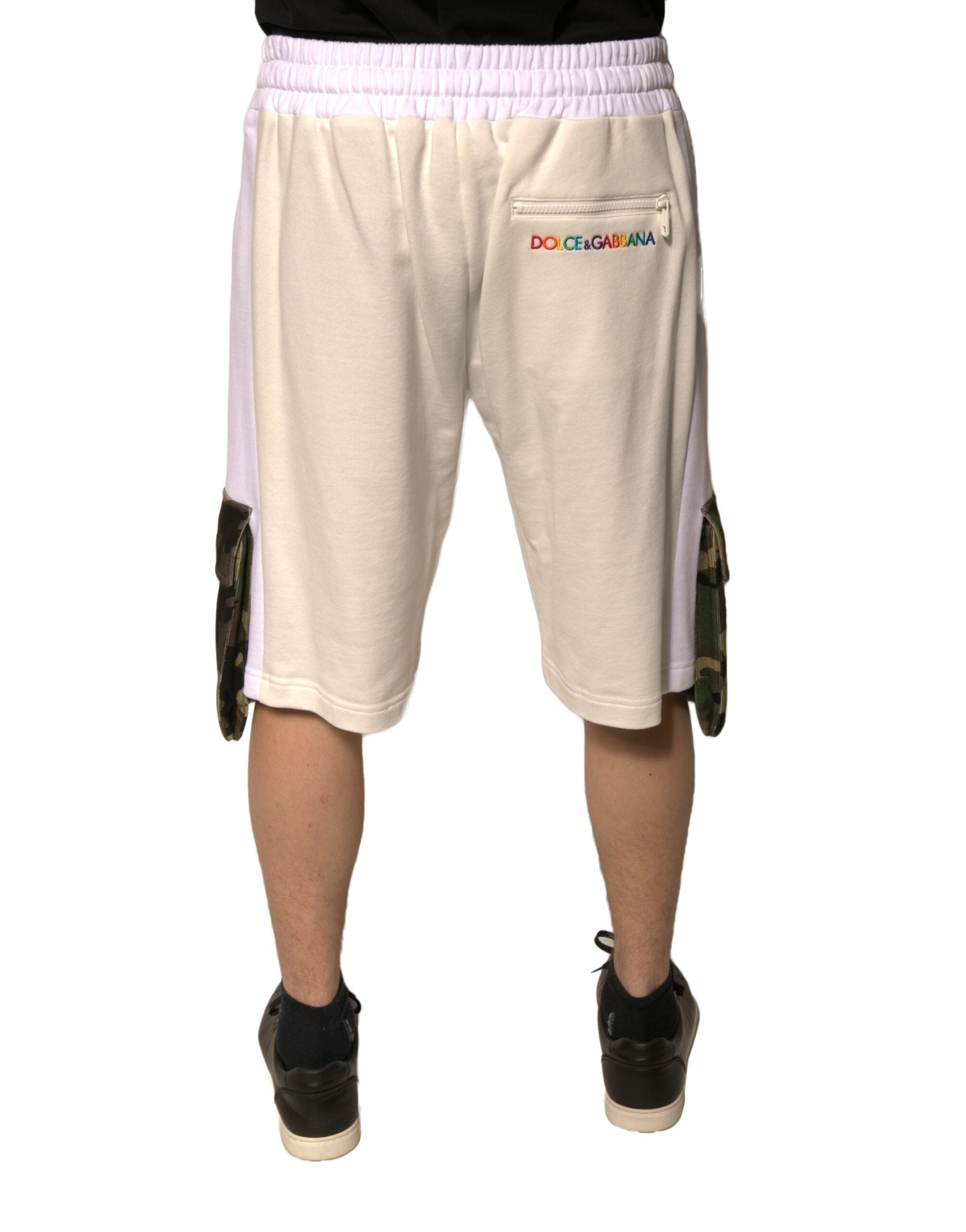 Dolce & Gabbana Beige Cotton Men Casual Cargo Bermuda Shorts -   -  Dolce & Gabbana. Dolce & Gabbana Beige Cotton Men Casual Cargo Bermuda Shorts -   -  Dolce & Gabbana.