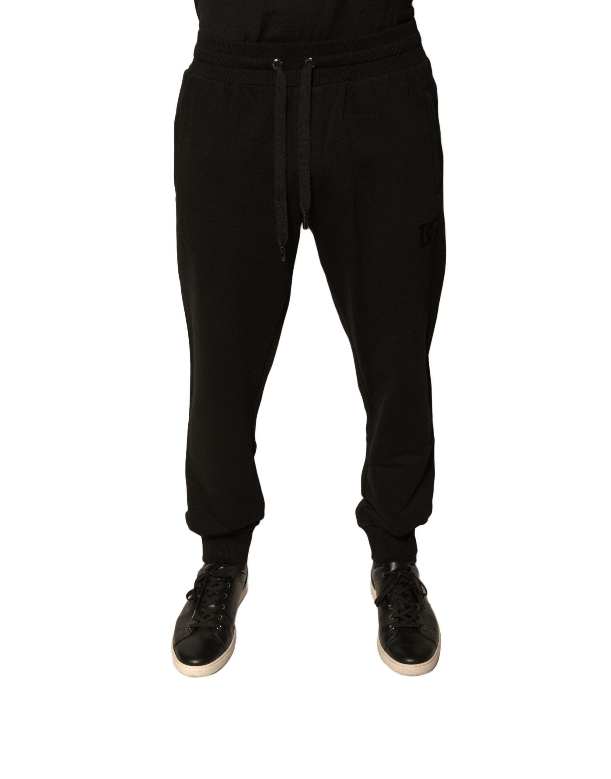Dolce & Gabbana Black Cotton Jogger Men Sweatpants Pants -   -  Dolce & Gabbana. Dolce & Gabbana Black Cotton Jogger Men Sweatpants Pants -   -  Dolce & Gabbana.