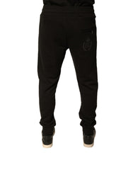 Dolce & Gabbana Black Cotton Jogger Men Sweatpants Pants -   -  Dolce & Gabbana.
