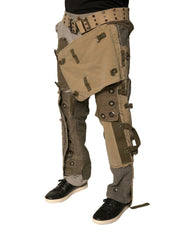 Dolce & Gabbana Multicolor Reconstructed Flight Cargo Pants -   -  Dolce & Gabbana.