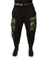 Dolce & Gabbana Black Camouflage Cotton Jogger Cargo Pants -   -  Dolce & Gabbana.