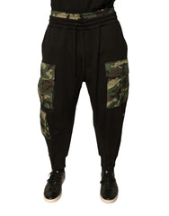 Dolce & Gabbana Black Camouflage Cotton Jogger Cargo Pants -   -  Dolce & Gabbana.