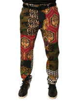Dolce & Gabbana Multicolor Patchwork Men Dress Pants -   -  Dolce & Gabbana.
