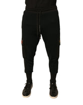 Dolce & Gabbana Black Cotton Jogger Cargo Sweatpants Pants -   -  Dolce & Gabbana.