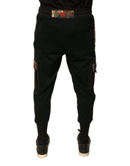 Dolce & Gabbana Black Cotton Jogger Cargo Sweatpants Pants -   -  Dolce & Gabbana.
