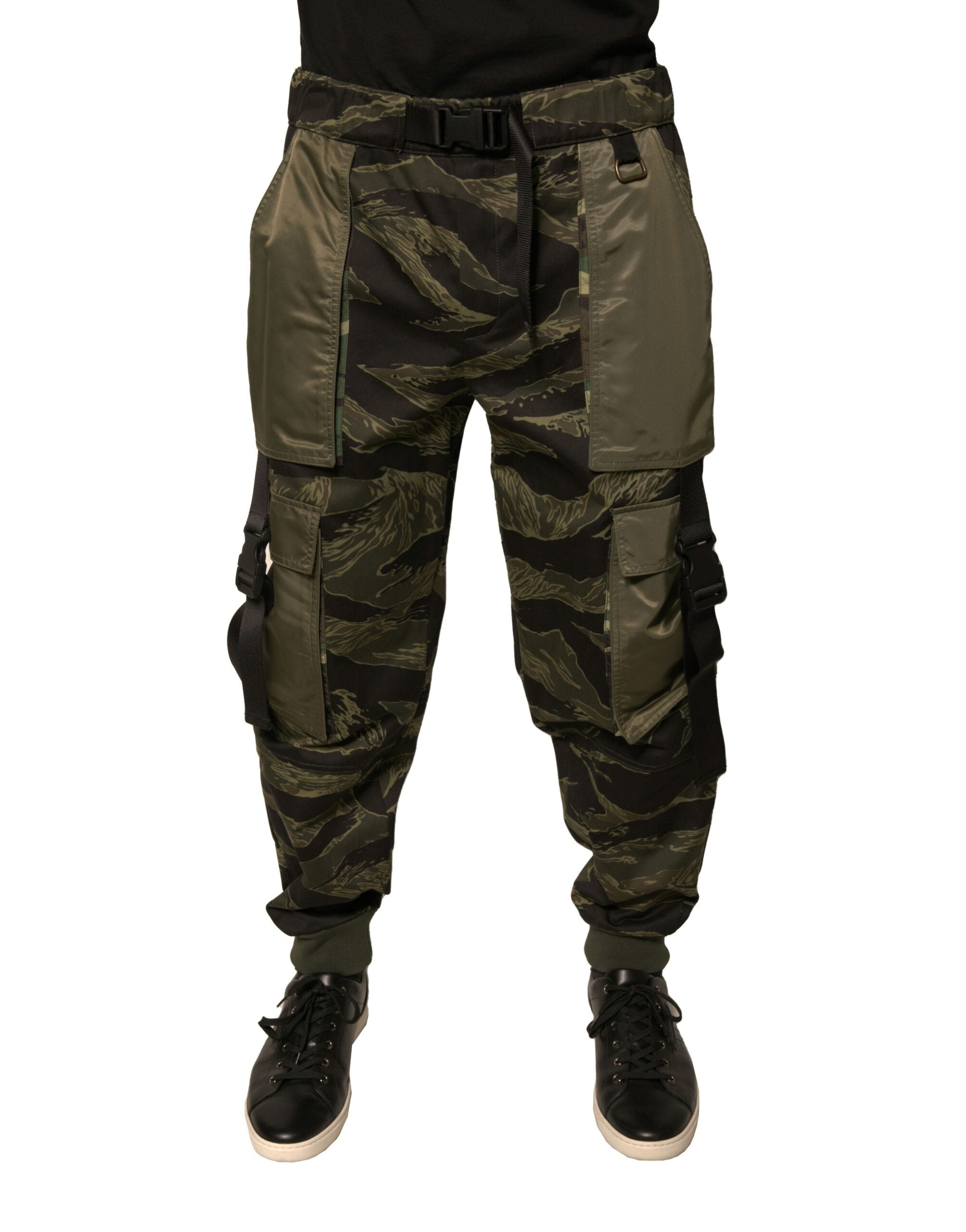 Dolce & Gabbana Green Cotton Jogger Cargo Pants -   -  Dolce & Gabbana.