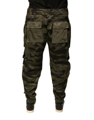 Dolce & Gabbana Green Cotton Jogger Cargo Pants -   -  Dolce & Gabbana.