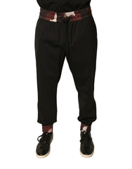 Dolce & Gabbana Black Camouflage Wool Jogger Sweatpants Pants -   -  Dolce & Gabbana.
