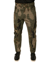 Dolce & Gabbana Multicolor Camouflage Cotton Pants -   -  Dolce & Gabbana.