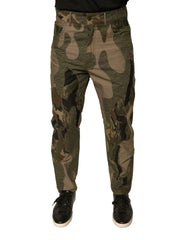 Dolce & Gabbana Multicolor Camouflage Cotton Pants -   -  Dolce & Gabbana.