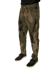 Dolce & Gabbana Multicolor Camouflage Cotton Pants -   -  Dolce & Gabbana.