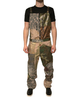 Dolce & Gabbana Multicolor Patchwork Camouflage Overall Pants -   -  Dolce & Gabbana.