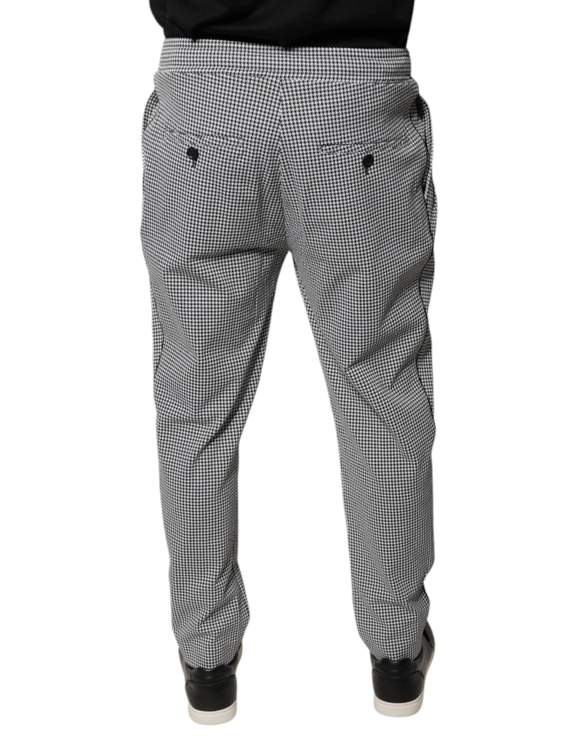 Dolce & Gabbana Black White Houndstooth Skinny Dress Pants -   -  Dolce & Gabbana. Dolce & Gabbana Black White Houndstooth Skinny Dress Pants -   -  Dolce & Gabbana.