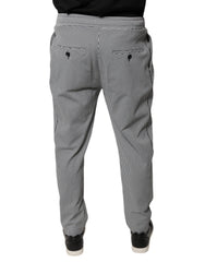 Dolce & Gabbana Black White Houndstooth Skinny Dress Pants -   -  Dolce & Gabbana.