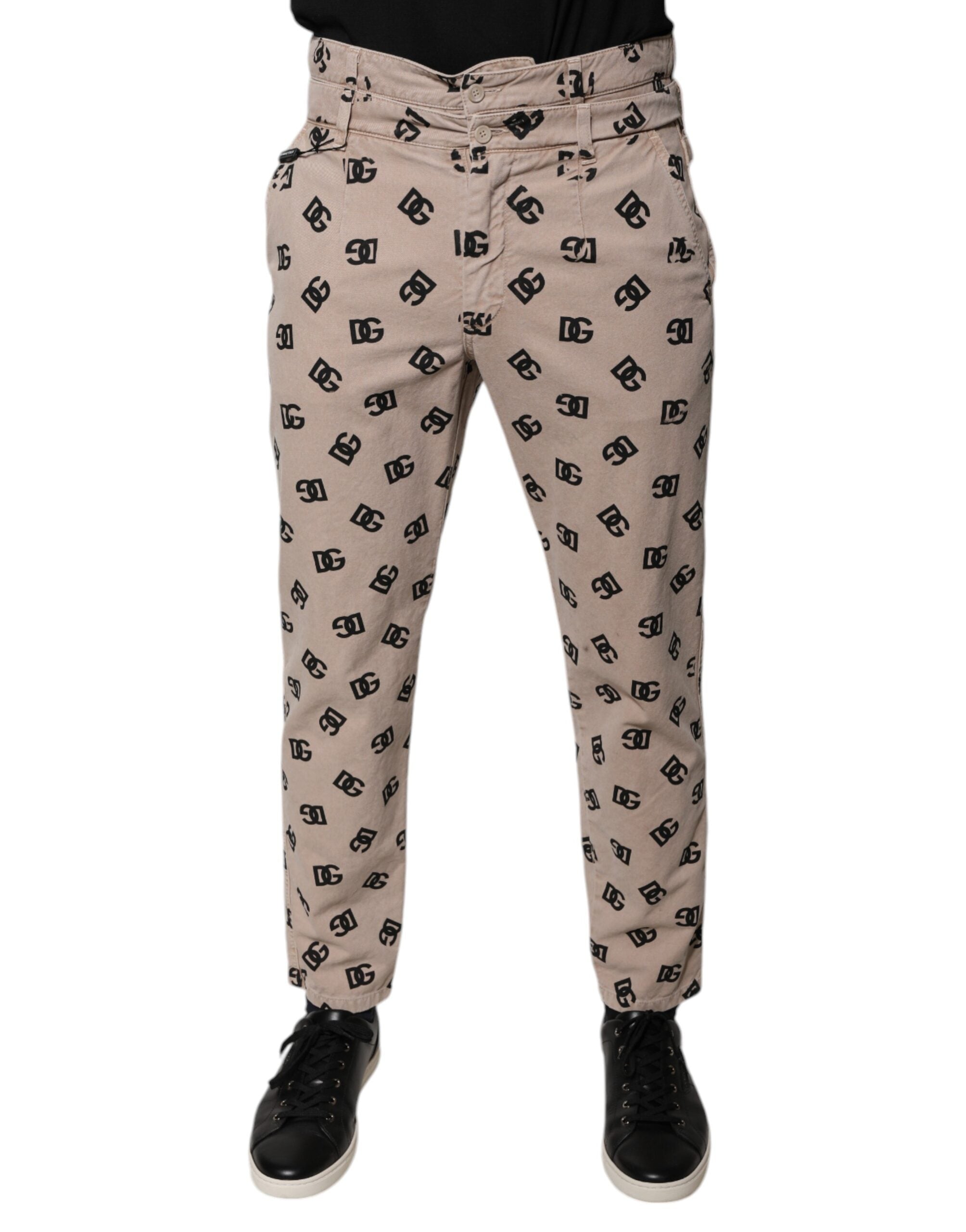 Dolce & Gabbana Beige Logo Cotton Skinny Denim Jeans -   -  Dolce & Gabbana. Dolce & Gabbana Beige Logo Cotton Skinny Denim Jeans -   -  Dolce & Gabbana.