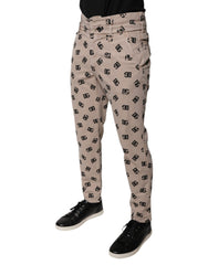 Dolce & Gabbana Beige Logo Cotton Skinny Denim Jeans -   -  Dolce & Gabbana.