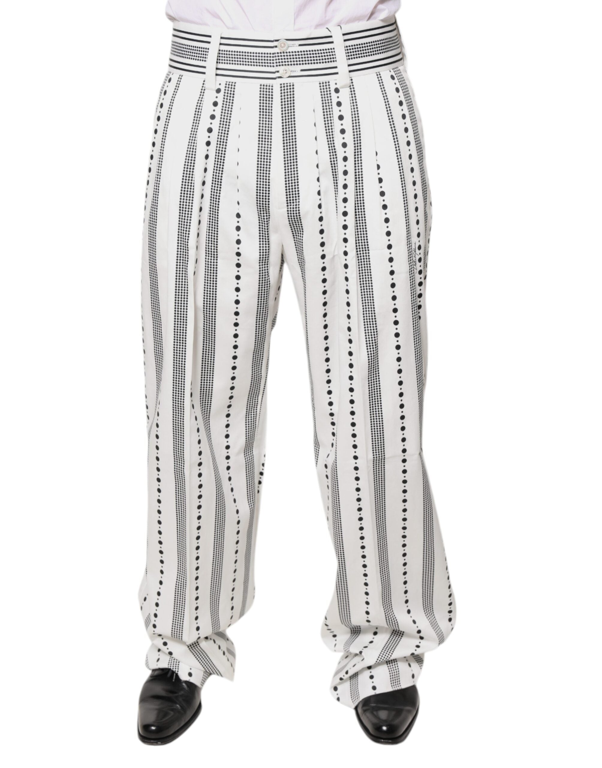 Dolce & Gabbana White Straight Formal Dress Pants -   -  Dolce & Gabbana.