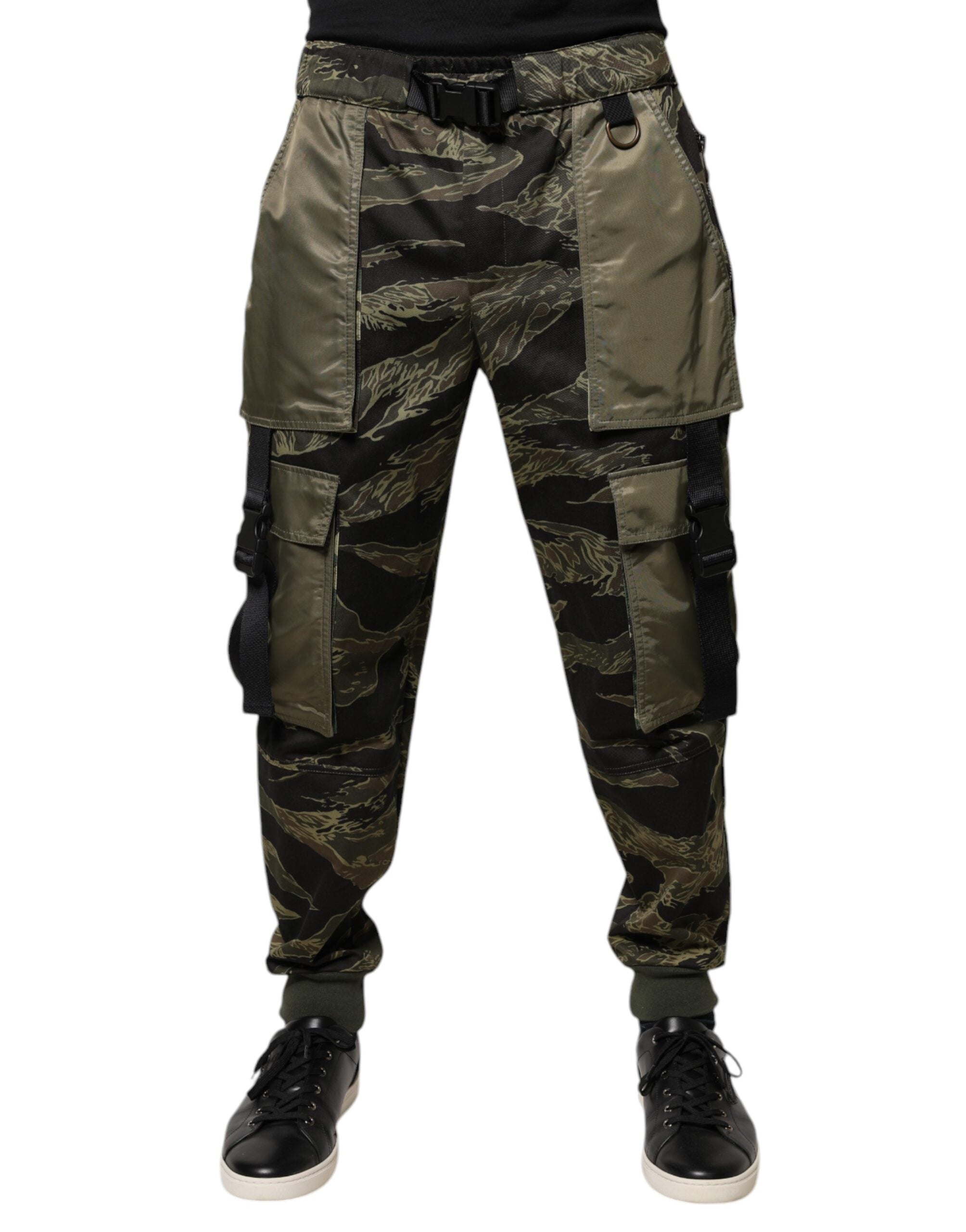 Dolce & Gabbana Green Cotton Jogger Cargo Pants -   -  Dolce & Gabbana.