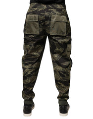 Dolce & Gabbana Green Cotton Jogger Cargo Pants -   -  Dolce & Gabbana.