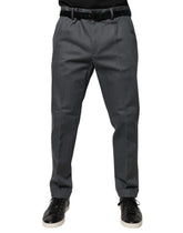 Dolce & Gabbana Gray Tapered Formal Dress Pants -   -  Dolce & Gabbana.