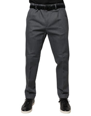 Dolce & Gabbana Gray Tapered Formal Dress Pants -   -  Dolce & Gabbana.