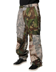 Dolce & Gabbana Multicolor Patchwork Camouflage Cargo Pants -   -  Dolce & Gabbana.