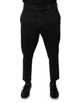 Dolce & Gabbana Black HOUSTON Men Cropped Denim Jeans -   -  Dolce & Gabbana.