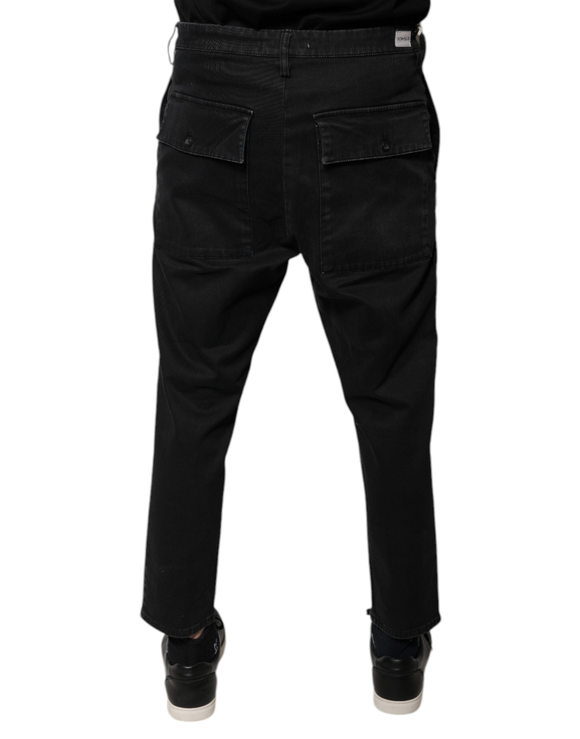Dolce & Gabbana Black HOUSTON Men Cropped Denim Jeans -   -  Dolce & Gabbana. Dolce & Gabbana Black HOUSTON Men Cropped Denim Jeans -   -  Dolce & Gabbana.