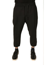 Dolce & Gabbana Black Wool Jogger Jogging Pants -   -  Dolce & Gabbana.