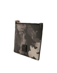Dolce & Gabbana Multicolor Camouflage Logo Plaque Coin Purse Wallet -   -  Dolce & Gabbana.