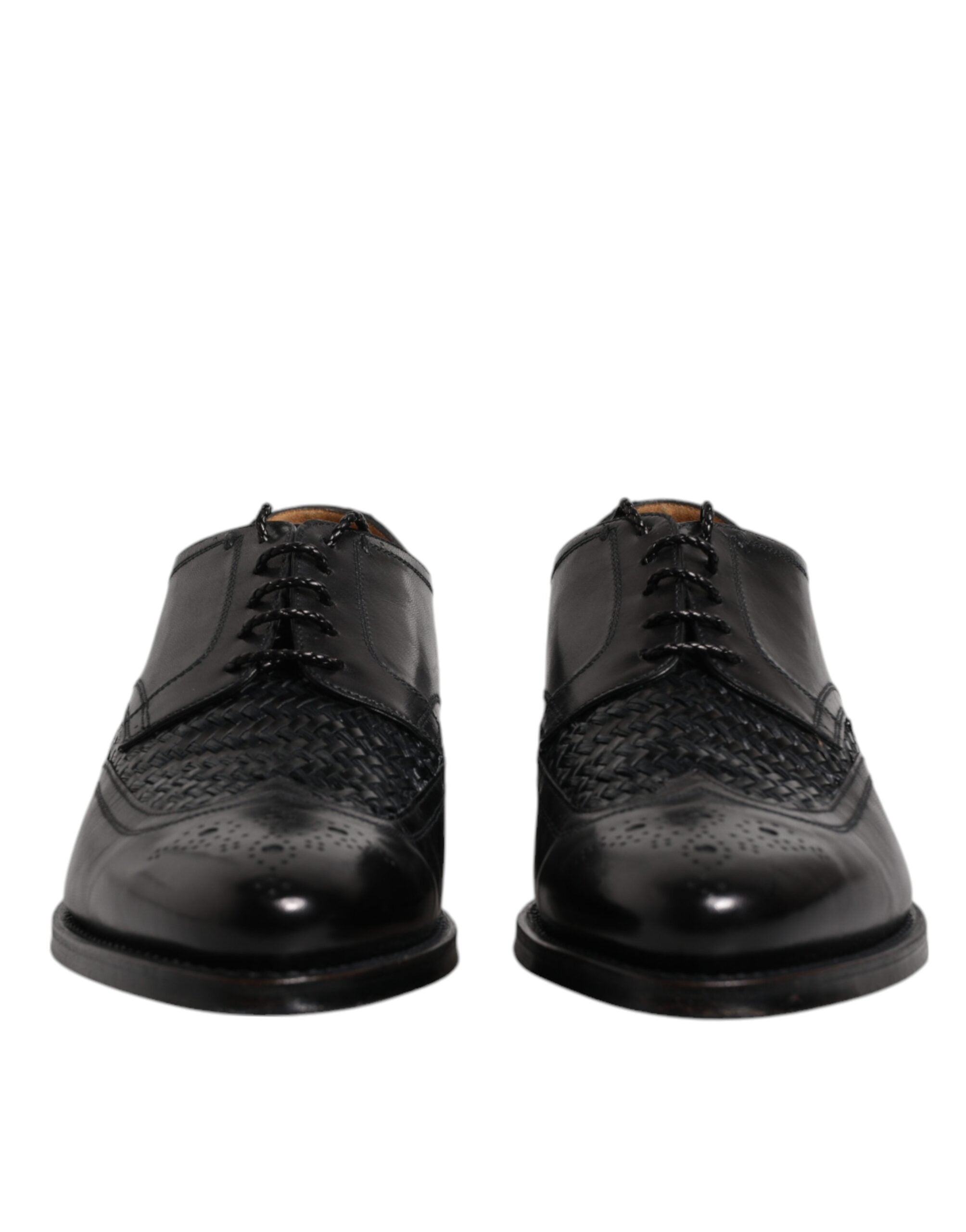 Dolce & Gabbana Black Leather Derby Wingtip Lace Up Formal Dress Shoes -   -  Dolce & Gabbana. Dolce & Gabbana Black Leather Derby Wingtip Lace Up Formal Dress Shoes -   -  Dolce & Gabbana.