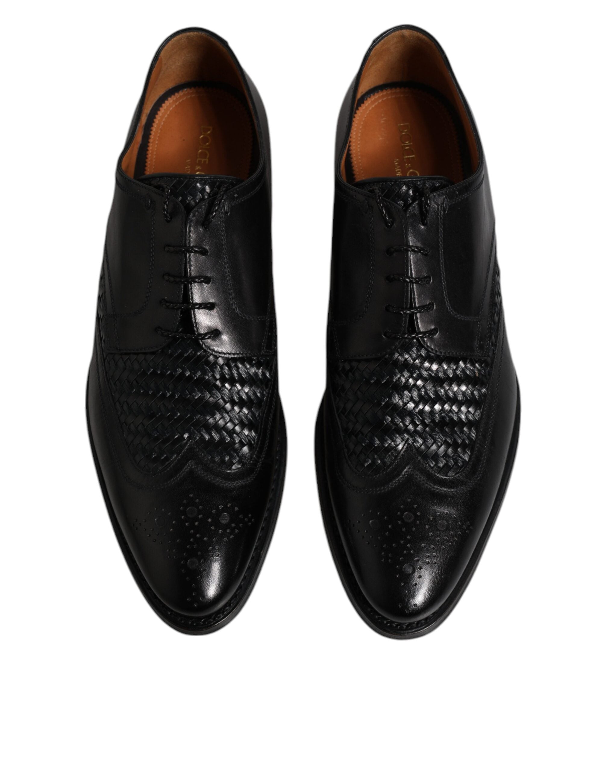 Dolce & Gabbana Black Leather Derby Wingtip Lace Up Formal Dress Shoes -   -  Dolce & Gabbana. Dolce & Gabbana Black Leather Derby Wingtip Lace Up Formal Dress Shoes -   -  Dolce & Gabbana.
