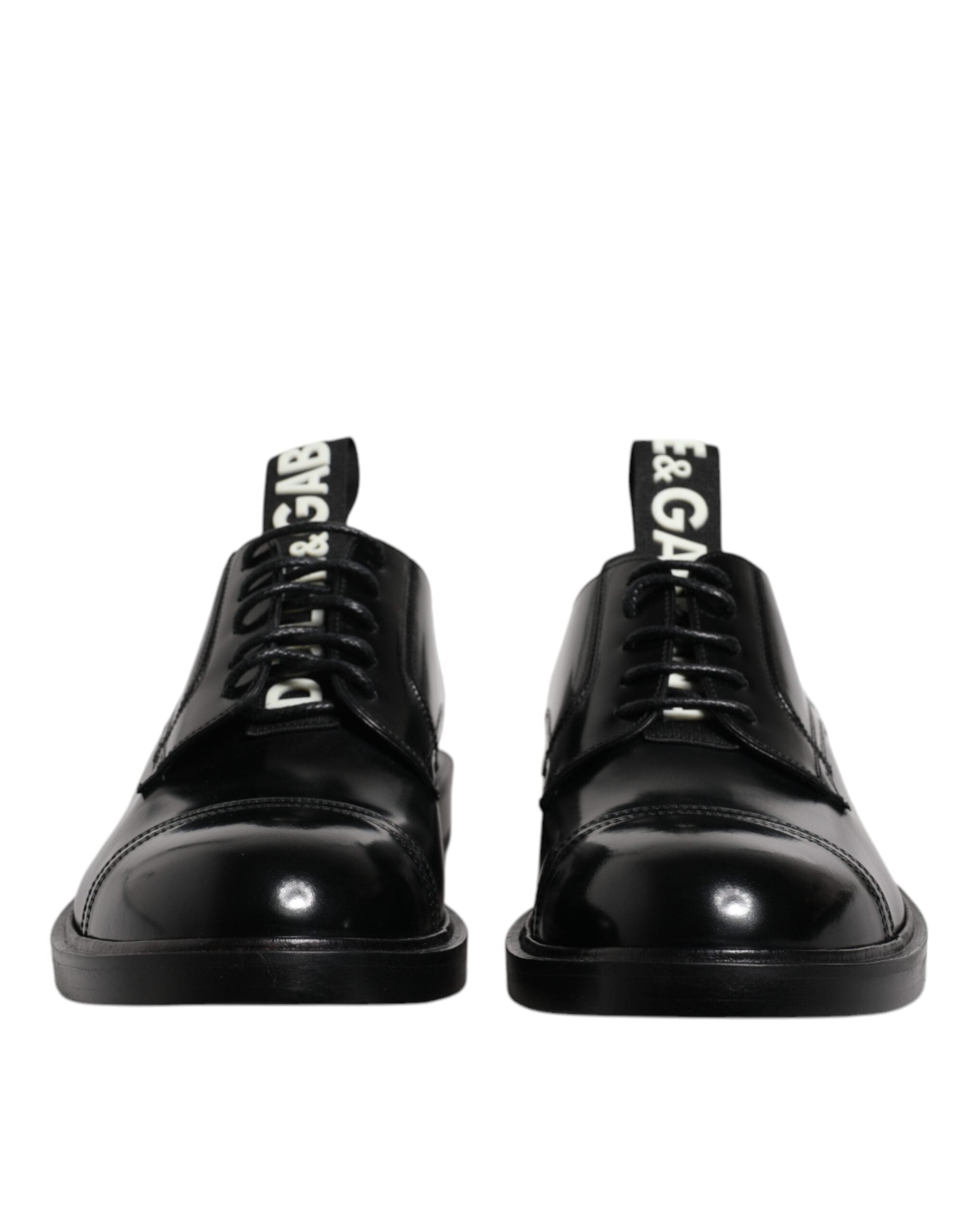 Dolce & Gabbana Black Patent Leather Derby Lace Up Formal Dress Shoes -   -  Dolce & Gabbana. Dolce & Gabbana Black Patent Leather Derby Lace Up Formal Dress Shoes -   -  Dolce & Gabbana.