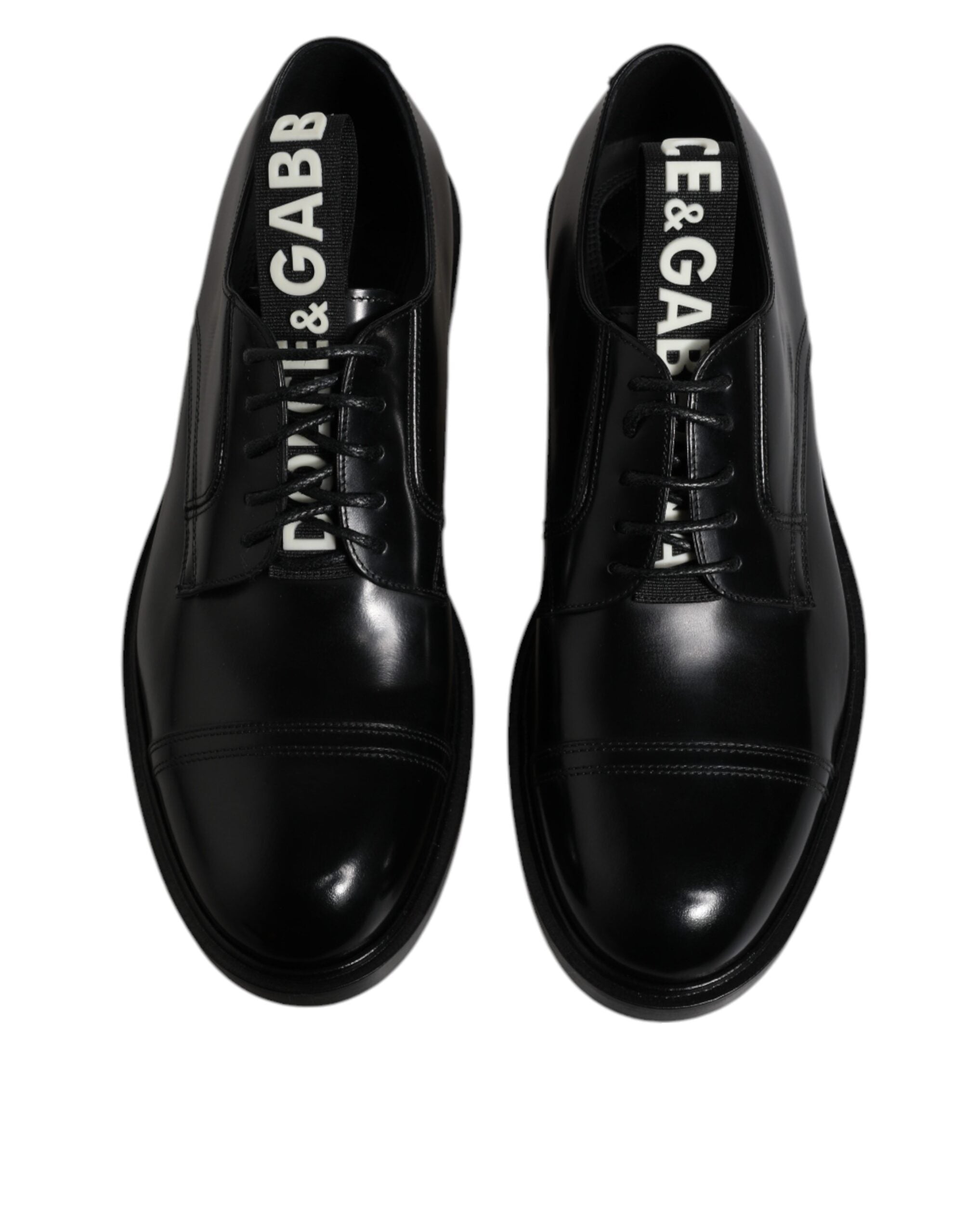 Dolce & Gabbana Black Patent Leather Derby Lace Up Formal Dress Shoes -   -  Dolce & Gabbana. Dolce & Gabbana Black Patent Leather Derby Lace Up Formal Dress Shoes -   -  Dolce & Gabbana.