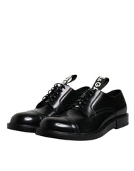 Dolce & Gabbana Black Patent Leather Derby Lace Up Formal Dress Shoes -   -  Dolce & Gabbana.