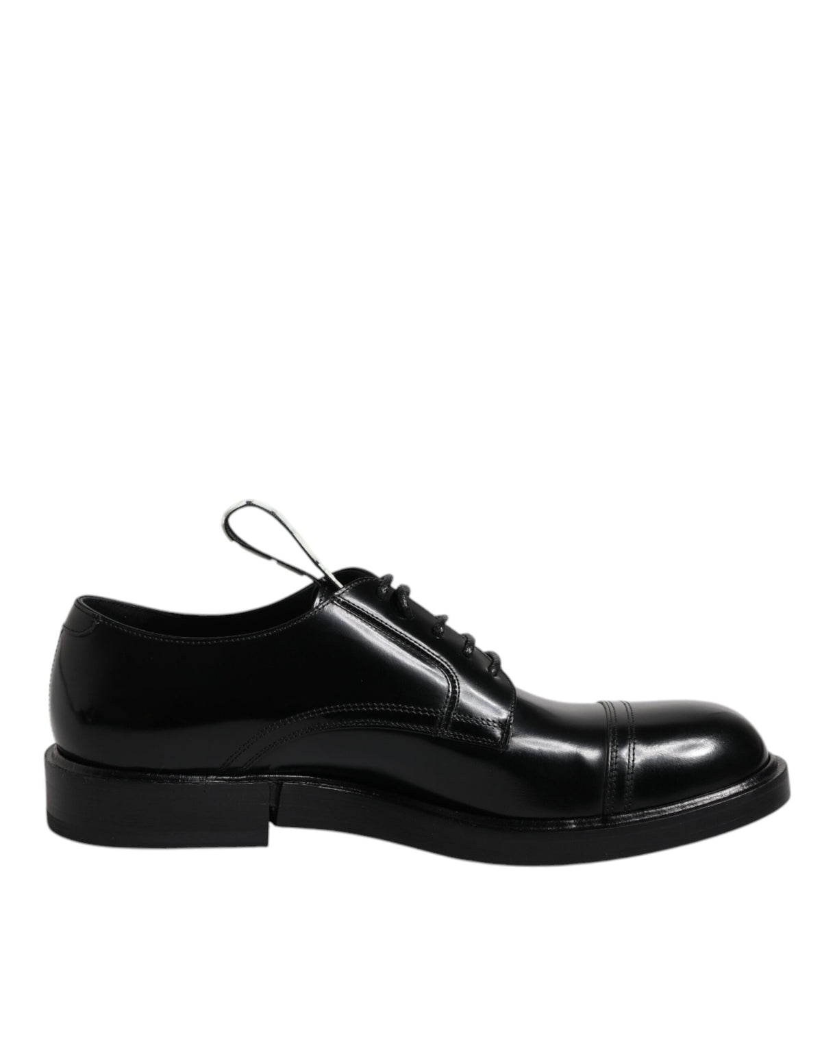 Dolce & Gabbana Black Patent Leather Derby Lace Up Formal Dress Shoes -   -  Dolce & Gabbana.