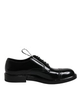 Dolce & Gabbana Black Patent Leather Derby Lace Up Formal Dress Shoes -   -  Dolce & Gabbana.