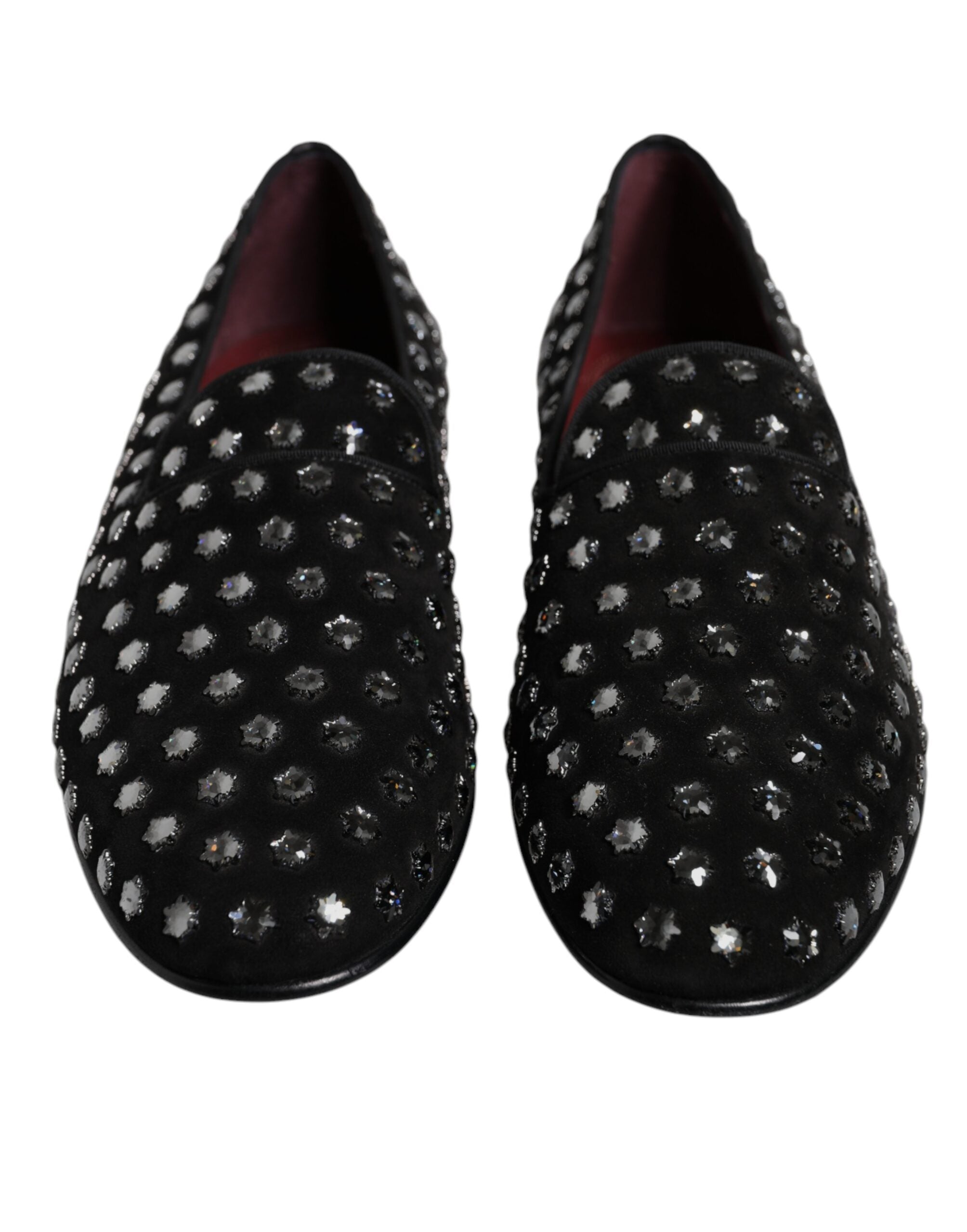 Dolce & Gabbana Black Crystal Embellished Loafers Dress Shoes -   -  Dolce & Gabbana. Dolce & Gabbana Black Crystal Embellished Loafers Dress Shoes -   -  Dolce & Gabbana.