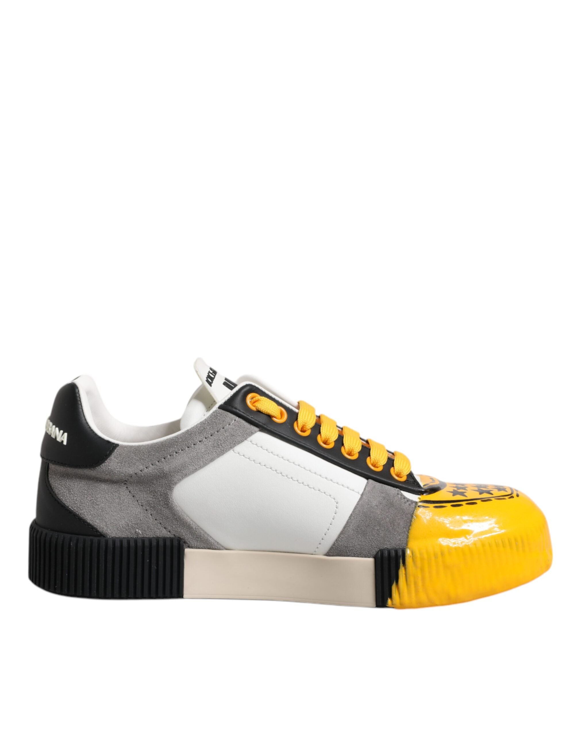 Dolce & Gabbana Multicolor Leather DNA Low Top Sneakers Shoes -   -  Dolce & Gabbana.