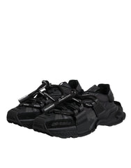 Dolce & Gabbana Black Low Top Space Lace Up Sneakers Shoes -   -  Dolce & Gabbana.